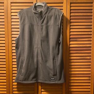 Old Navy Men's Charcoal Fleece Vest